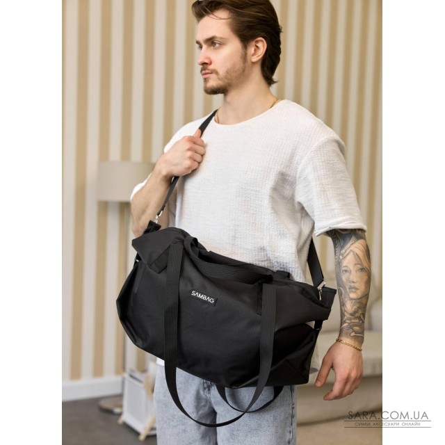 Мужская спортивная футболка Sambag Motion черная Мужская спортивная футболка Sambag Motion черная