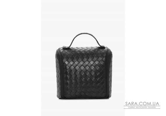 Жіноча косметичка Sambag Candy Box структурна чорна