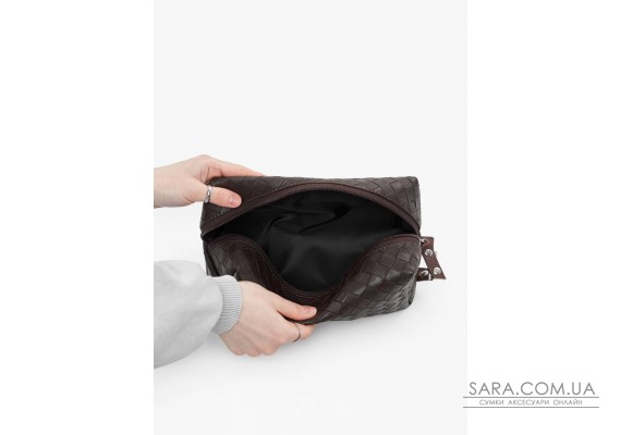 Жіноча косметичка Sambag Candy структурна шоколад