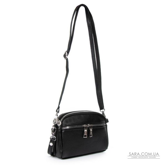 Сумка Женская Клатч кожа ALEX RAI 6088 black Сумка Женская Клатч кожа ALEX RAI 6088 black