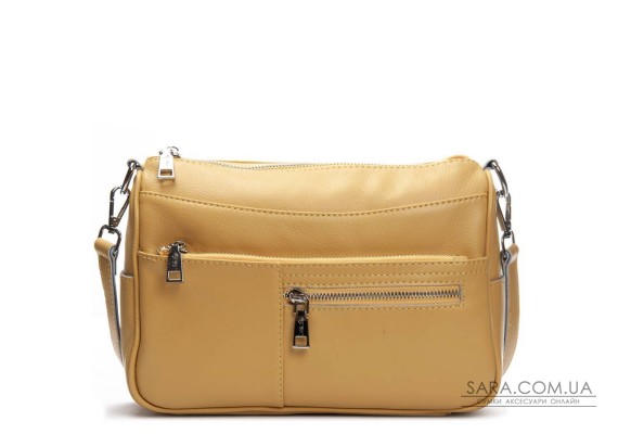 Сумка Шкіряна Жіноча Класична ALEX RAI 2041-9 yellow