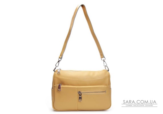 Сумка Шкіряна Жіноча Класична ALEX RAI 2041-9 yellow
