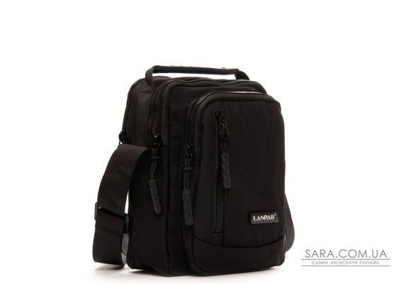Сумка Чоловіча Планшет нейлон Lanpad A15057 black мал