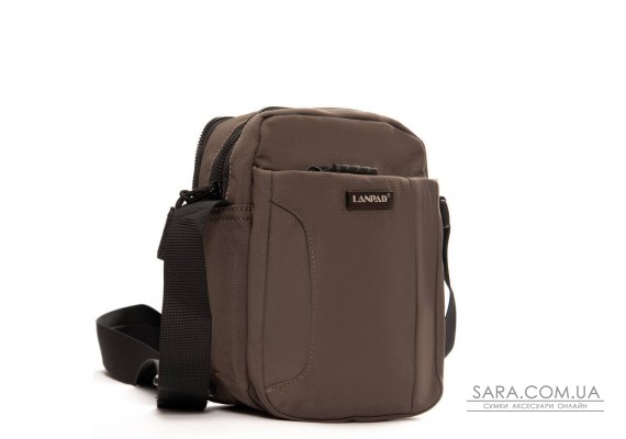 Сумка Чоловіча Планшет нейлон Lanpad 6049 brown мал