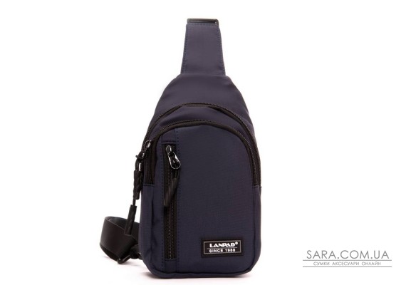 Сумка Чоловіча на плече нейлон Lanpad 20829 blue мал