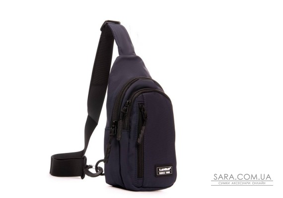 Сумка Чоловіча на плече нейлон Lanpad 20829 blue мал
