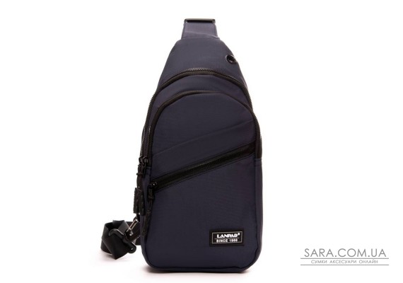 Сумка Чоловіча на плече нейлон Lanpad 83045 blue бол