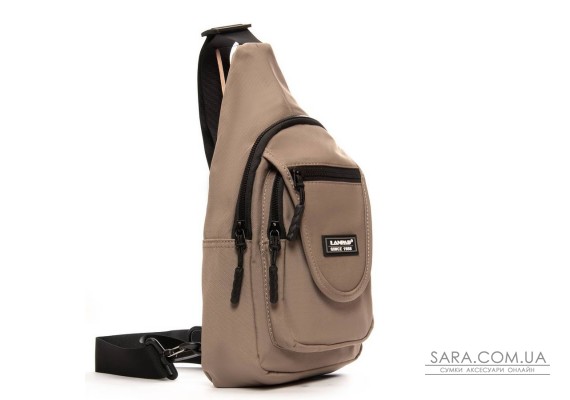 Сумка Чоловіча на плече нейлон Lanpad 0936 khaki бол