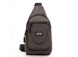 Сумка Чоловіча на плече нейлон Lanpad 0936 grey бол