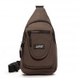 Сумка Чоловіча на плече нейлон Lanpad 0936 brown бол