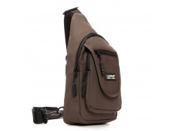 Сумка Чоловіча на плече нейлон Lanpad 0936 brown бол
