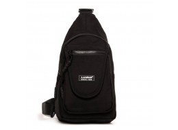 Сумка Чоловіча на плече нейлон Lanpad 0936 black бол