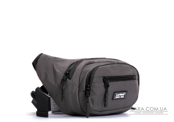Сумка Мужская На пояс нейлон Lanpad 61057 grey