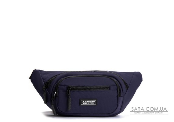 Сумка Мужская На пояс нейлон Lanpad 61057 blue