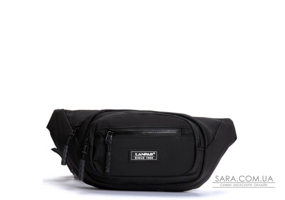 Сумка Мужская На пояс нейлон Lanpad 61057 black