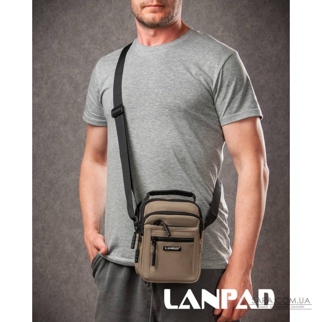 Сумка Мужская Планшет нейлон Lanpad A98222 khaki мал Сумка Мужская Планшет нейлон Lanpad A98222 khaki мал