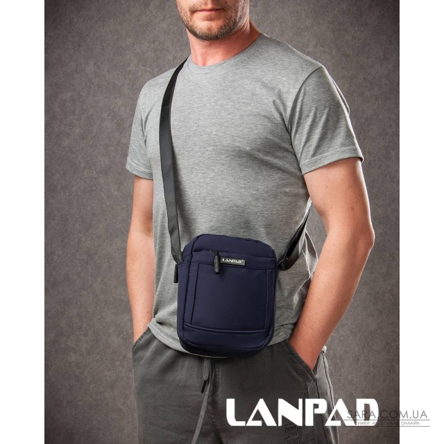 Сумка Мужская Планшет нейлон Lanpad A45007 blue мал Сумка Мужская Планшет нейлон Lanpad A45007 blue мал