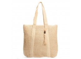 Жіноча плетена сумка PODIUM 9817 beige