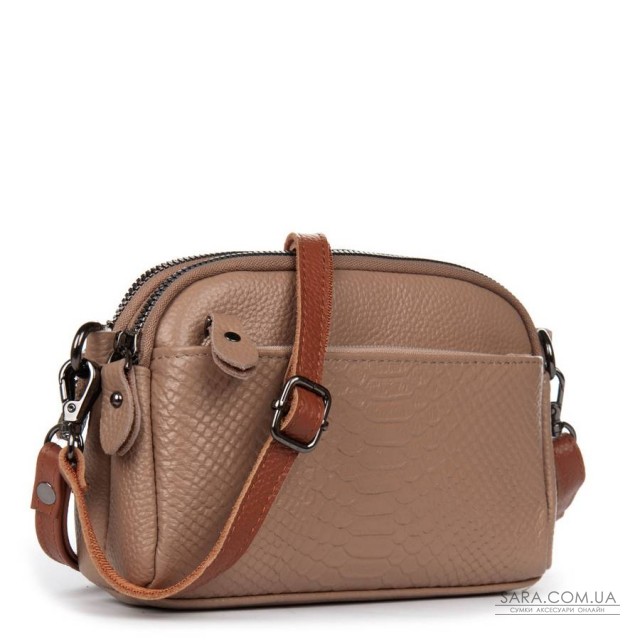 Сумка Шкіряна Жіноча Клатч ALEX RAI 19204 khaki Сумка Шкіряна Жіноча Клатч ALEX RAI 19204 khaki
