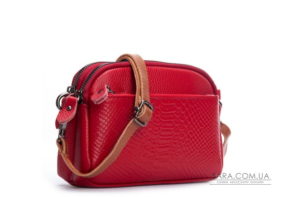 Сумка Шкіряна Жіноча Клатч ALEX RAI 19204 red