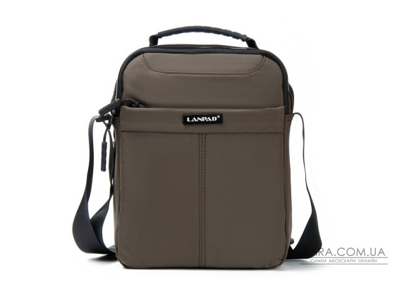 Сумка Чоловіча Планшет нейлон Lanpad 0935 brown бол