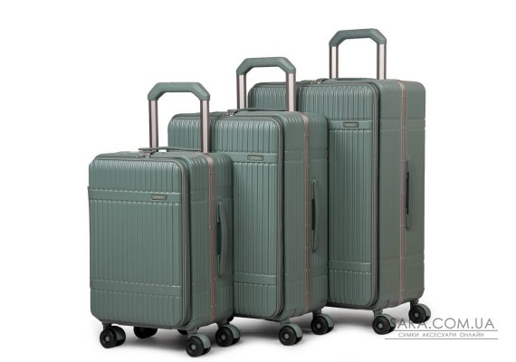 Дорожная Чемодан 31 ABS-пластик Dinibao 2052 quartz gray