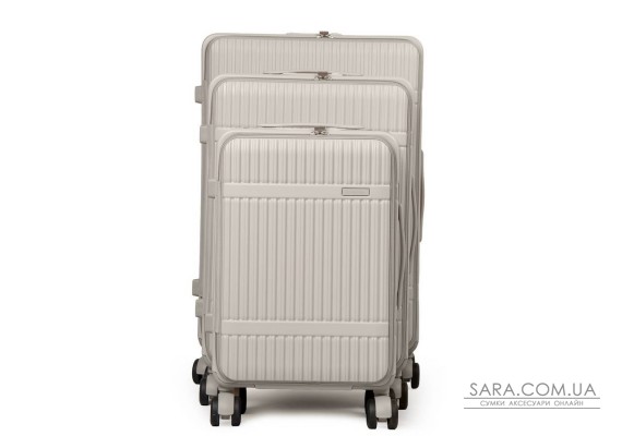Дорожная Чемодан 31 ABS-пластик Dinibao 2052 wheat gray
