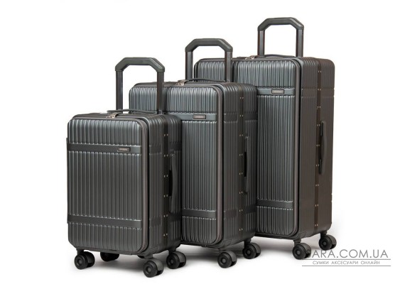 Дорожная Чемодан 31 ABS-пластик Dinibao 2052 grey