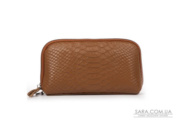 Косметичка кожа 60096 L-brown Podium