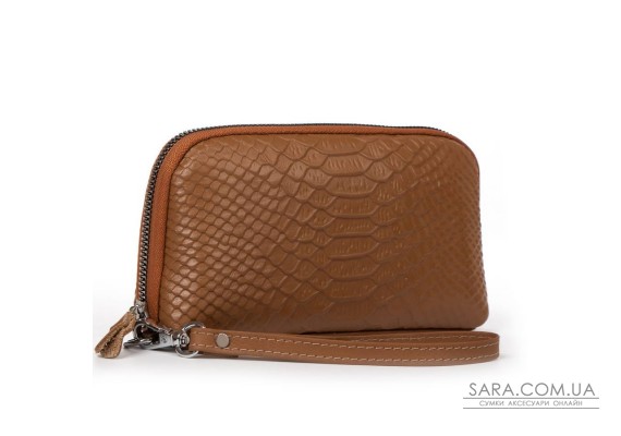 Косметичка кожа 60096 L-brown Podium