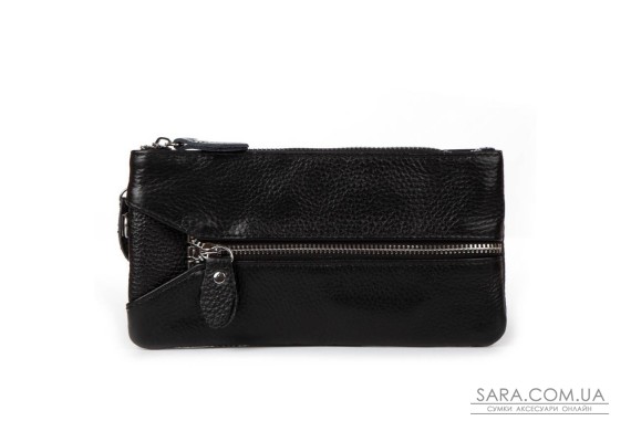 Косметичка шкіра 6001-A black Podium