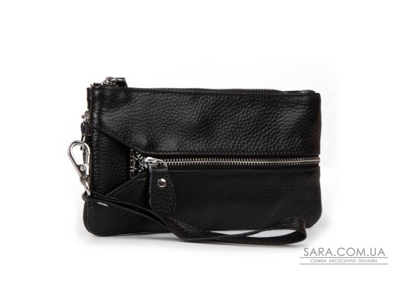 Косметичка шкіра 6001-A black Podium