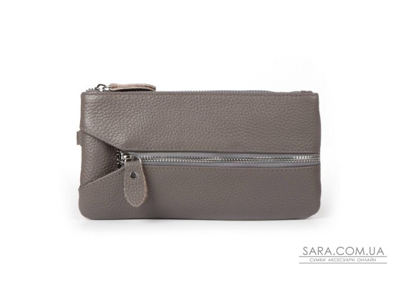 Косметичка шкіра 6001-A grey Podium