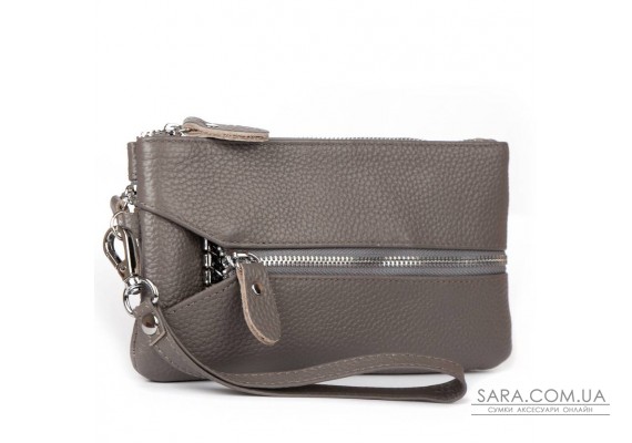 Косметичка шкіра 6001-A grey Podium