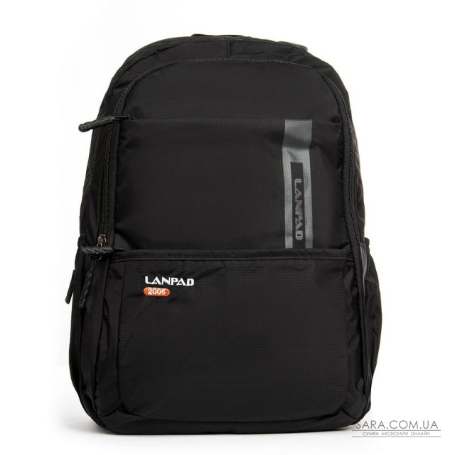 Рюкзак Міський нейлон Lanpad 19004 black Рюкзак Міський нейлон Lanpad 19004 black