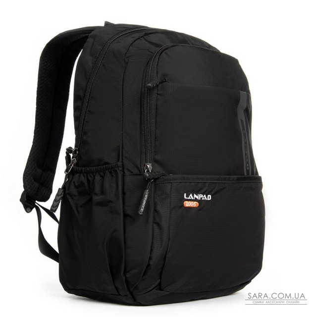 Рюкзак Міський нейлон Lanpad 19004 black Рюкзак Міський нейлон Lanpad 19004 black