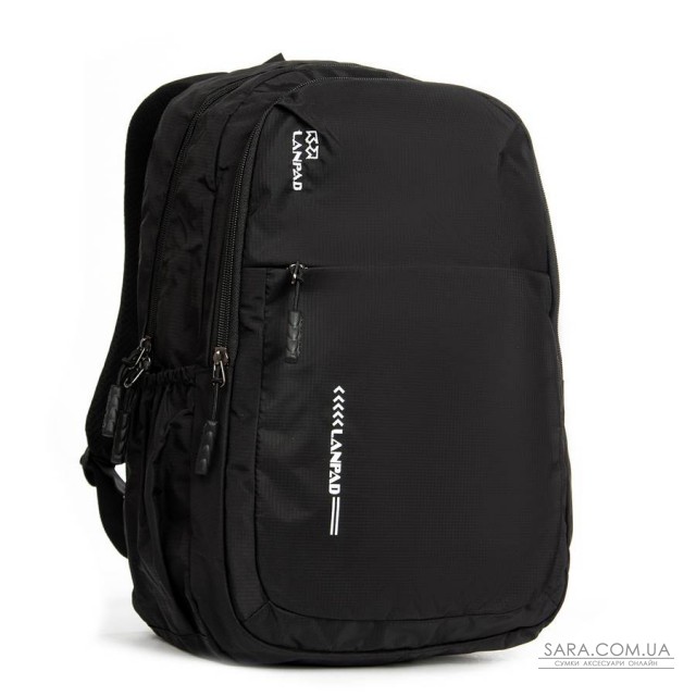 Рюкзак Міський нейлон Lanpad 19008 black Рюкзак Міський нейлон Lanpad 19008 black