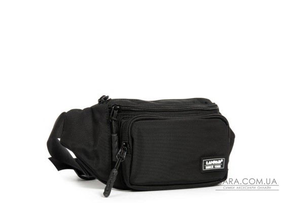 Сумка Мужская На пояс нейлон Lanpad 35002 black