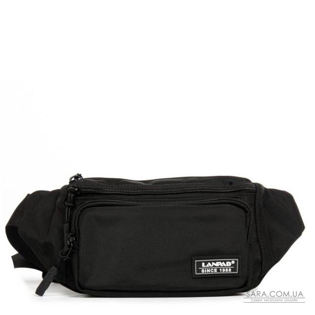 Сумка Чоловіча На пояс нейлон Lanpad 35002 black Сумка Чоловіча На пояс нейлон Lanpad 35002 black