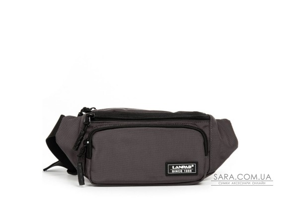 Сумка Чоловіча На пояс нейлон Lanpad 35002 gray