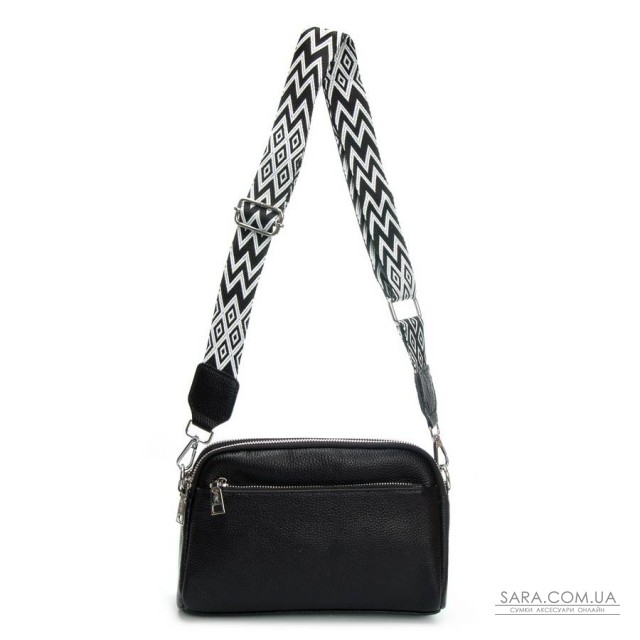 Сумка Шкіряна Жіноча Класична ALEX RAI 8960 black Сумка Шкіряна Жіноча Класична ALEX RAI 8960 black
