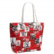 Сумка Жіноча Пляжна текстиль PODIUM 5015-1 red