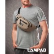 Сумка Чоловіча На пояс нейлон Lanpad 61057 light khaki