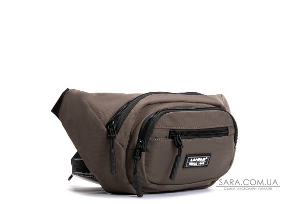 Сумка Чоловіча На пояс нейлон Lanpad 61057 deep khaki