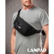 Сумка Чоловіча На пояс нейлон Lanpad 61057 black