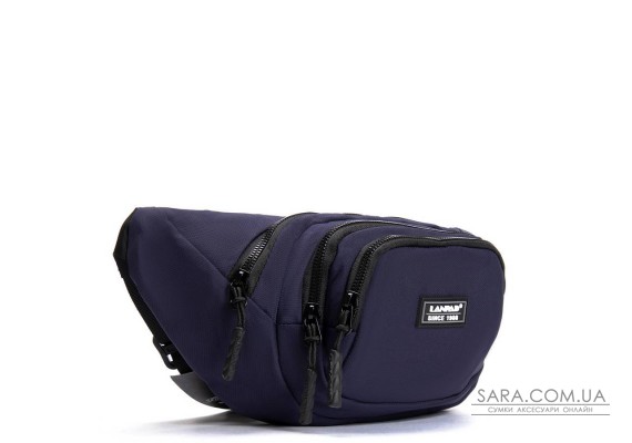 Сумка Чоловіча На пояс нейлон Lanpad 61056 blue