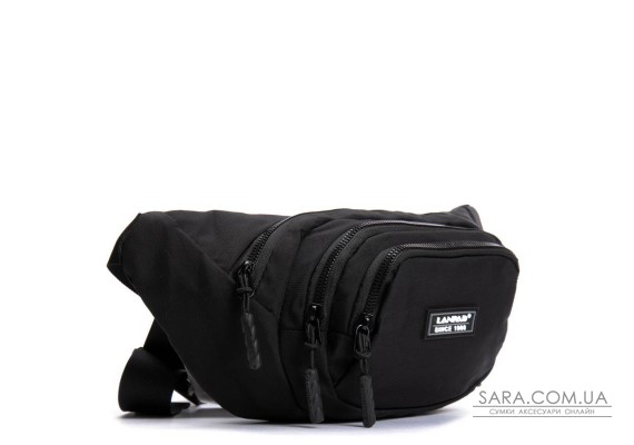 Сумка Чоловіча На пояс нейлон Lanpad 61056 black