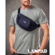 Сумка Чоловіча На пояс нейлон Lanpad 61056 blue