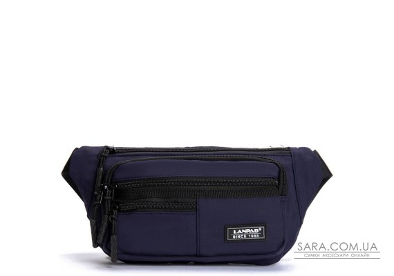 Сумка Чоловіча На пояс нейлон Lanpad A83033 blue