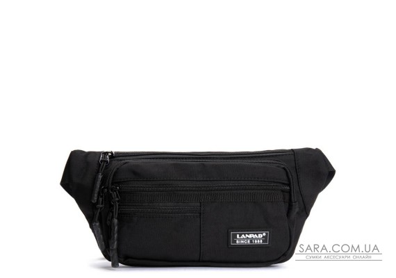 Сумка Чоловіча На пояс нейлон Lanpad A83033 black